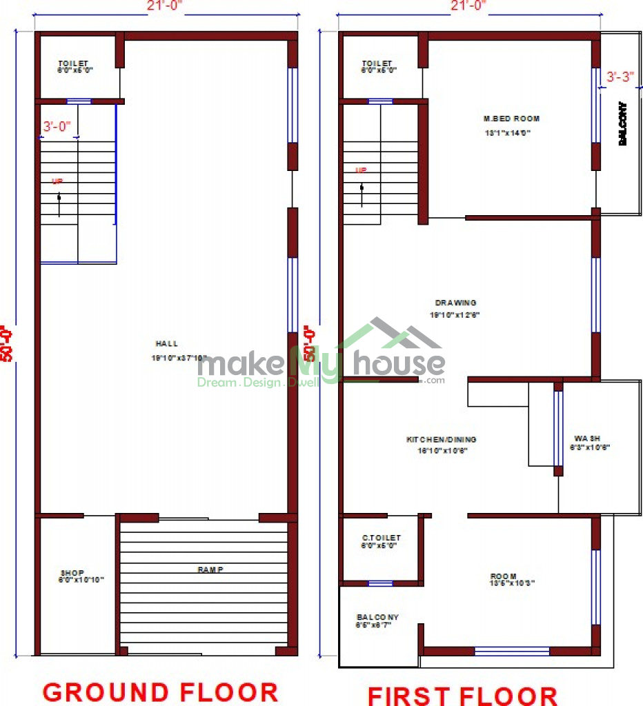 buy-21x50-house-plan-21-by-50-elevation-design-plot-area-naksha