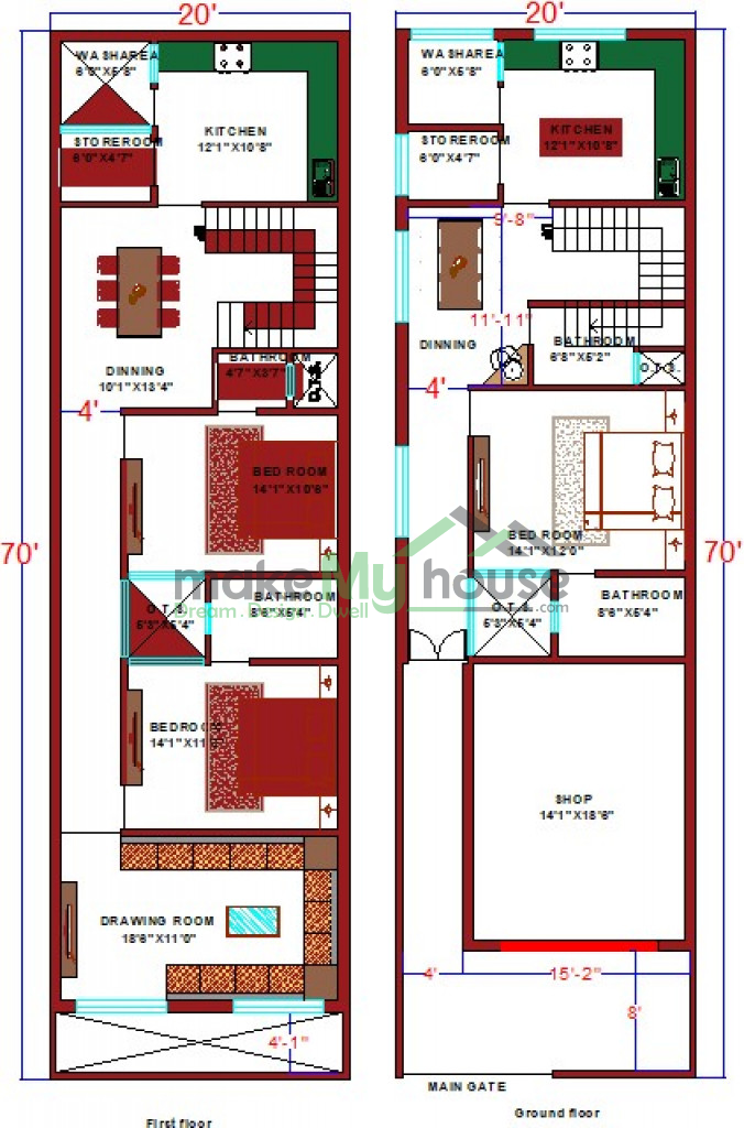 buy-20x70-house-plan-20-by-70-elevation-design-plot-area-naksha