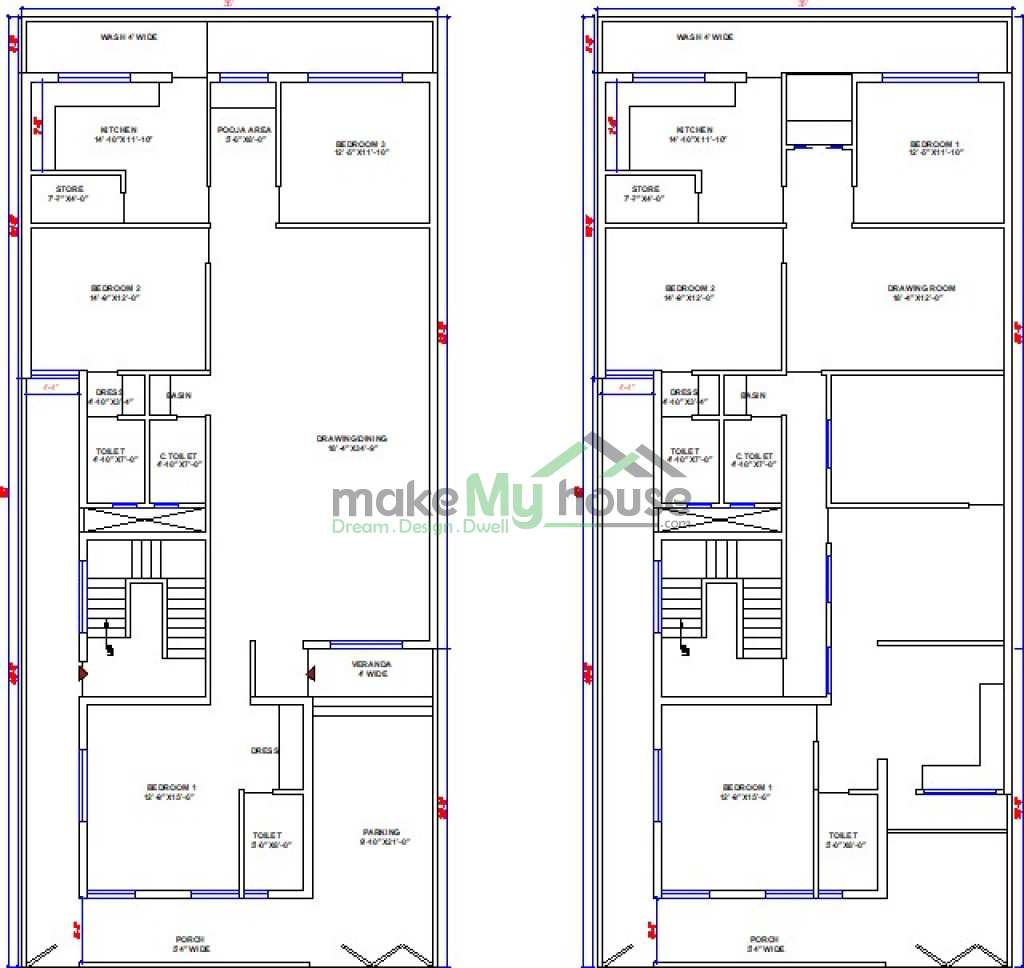 Buy 35x80 House Plan 35 By 80 Elevation Design Plot Area Naksha buy-35x80-house-plan-35-by-80-elevation-design-plot-area-naksha