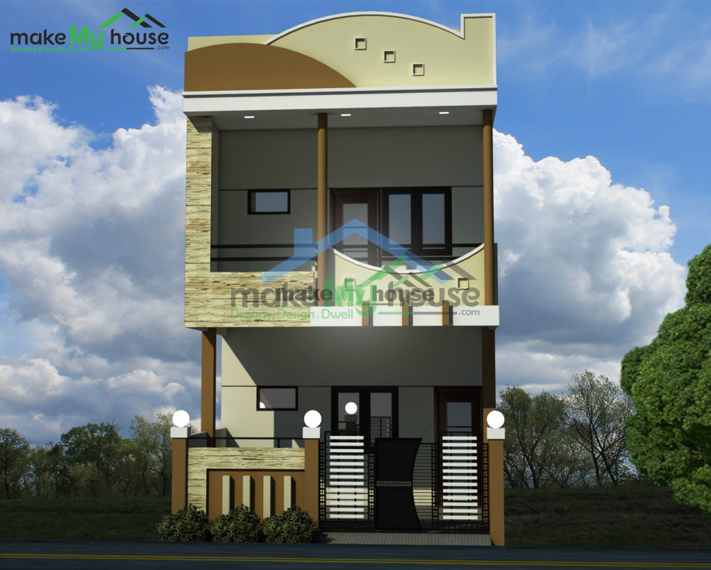 Buy 16x50 House Plan | 16 by 50 Elevation Design | Plot Area Naksha