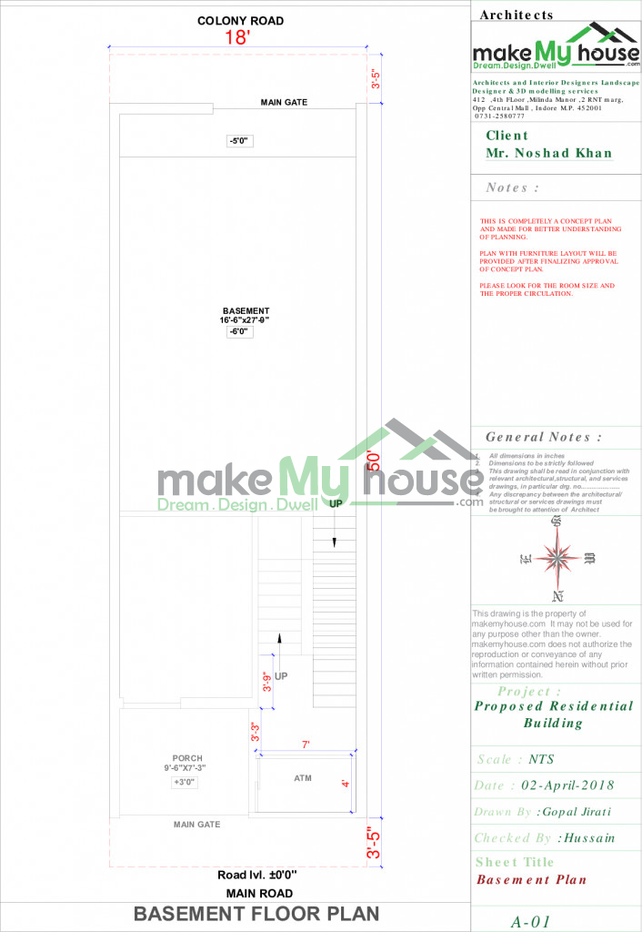 18x50 Home Plan 900 Sqft Home Design 3 Story Floor Plan