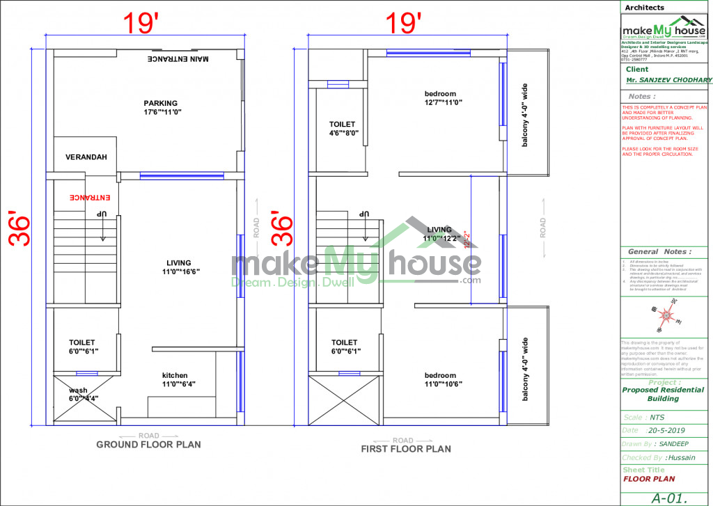 19x36 Home Plan 684 Sqft Home Design 2 Story Floor Plan