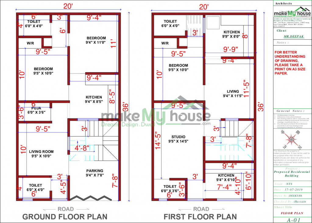 x36 Home Plan 7 Sqft Home Design 2 Story Floor Plan