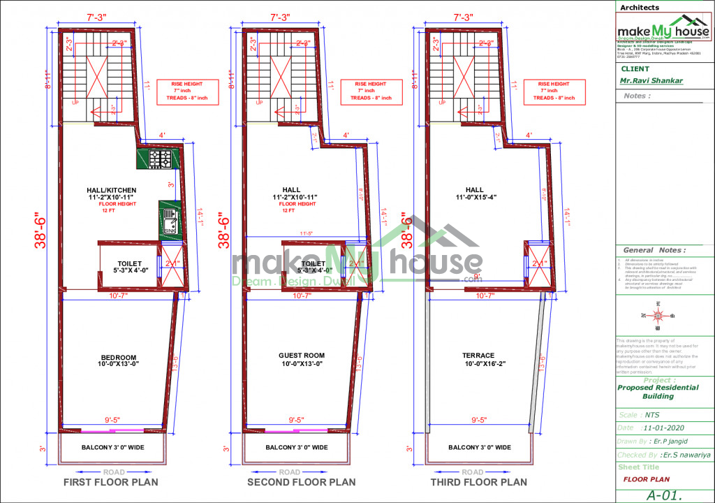 10x38 House With Shop Plan 380 Sqft House With Shop Design 4 Story Floor Plan
