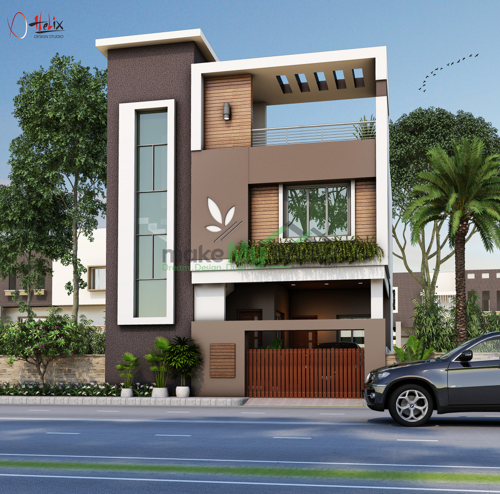 Duplex House Elevation,