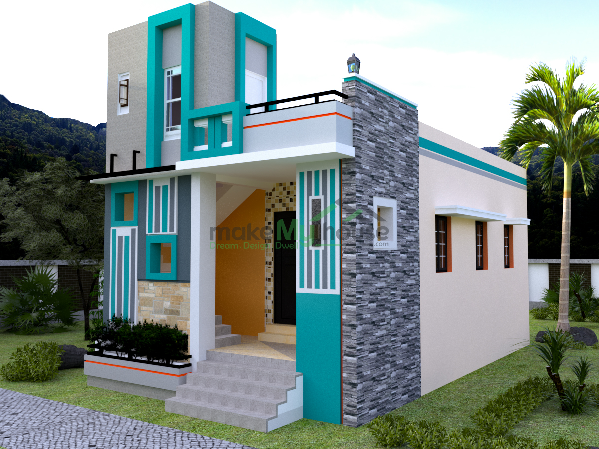 Buy 35x20 House Plan | 35 by 20 Front Elevation Design | 700Sqrft ...