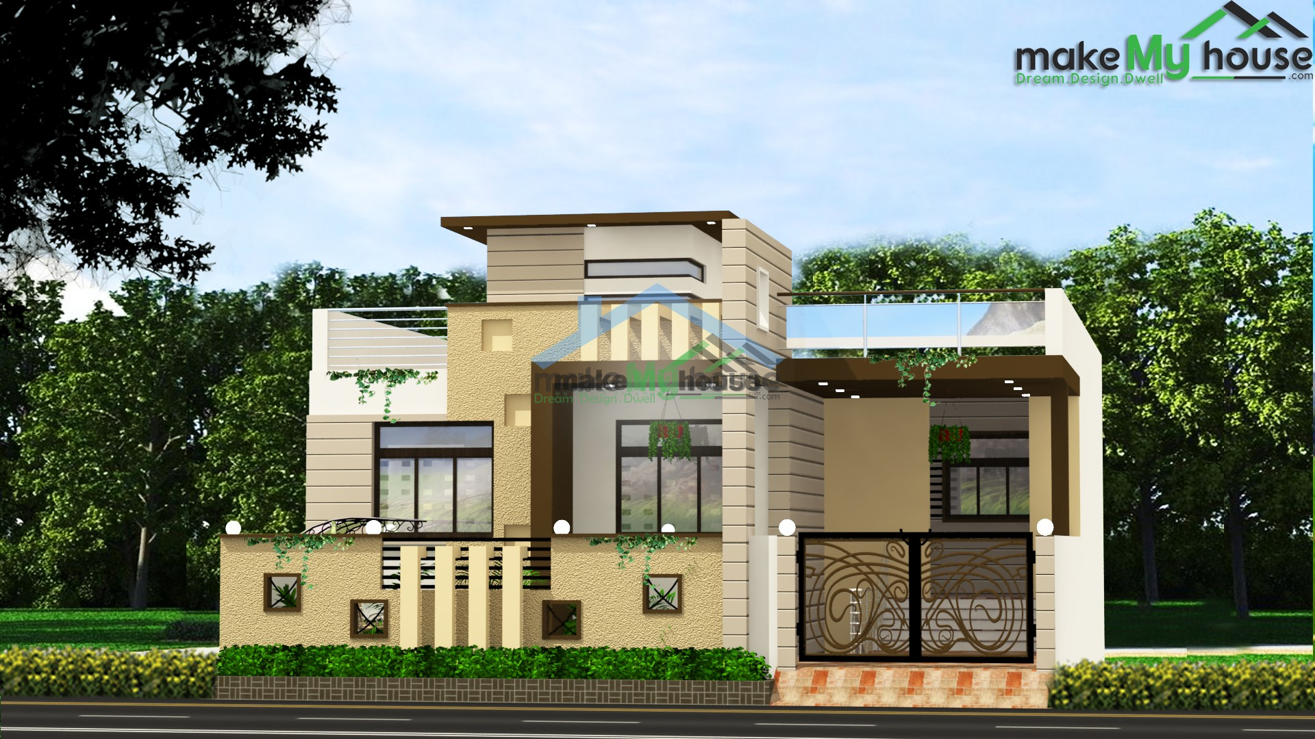 Buy 40x50 House Plan 40 By 50 Elevation Design Plot Area Naksha