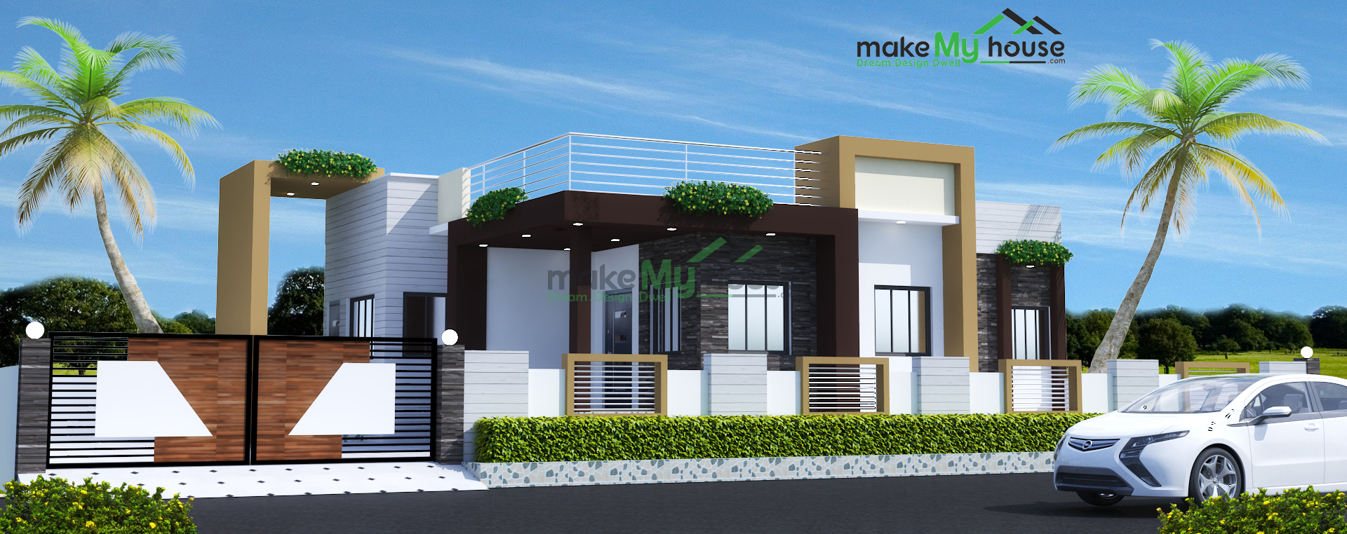 Buy 70x40 House Plan | 70 by 40 Elevation Design | Plot Area Naksha