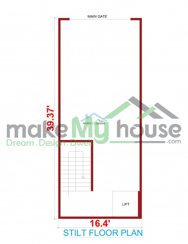 Buy 12x50 House Plan 12 By 50 Elevation Design Plot Area Naksha