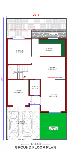 3 storey house plan