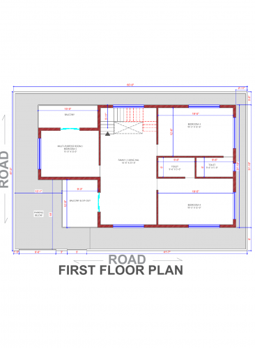 60x40 House Plan 