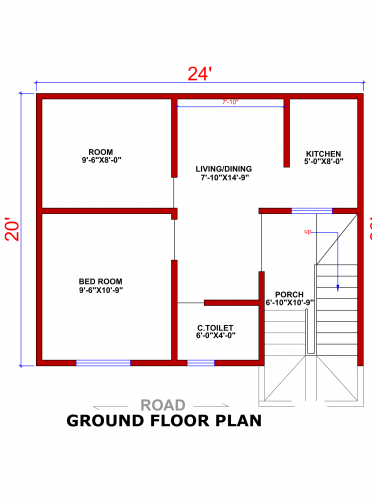 floor plan with lawn