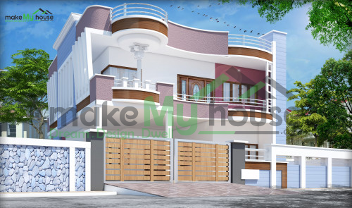 Duplex 3d Elevation Design