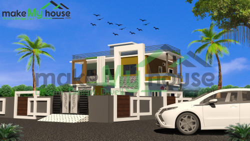 Duplex 3D Elevation Design