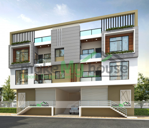 Triplex 3d Elevation Design