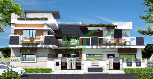 Duplex 3d Elevation Design