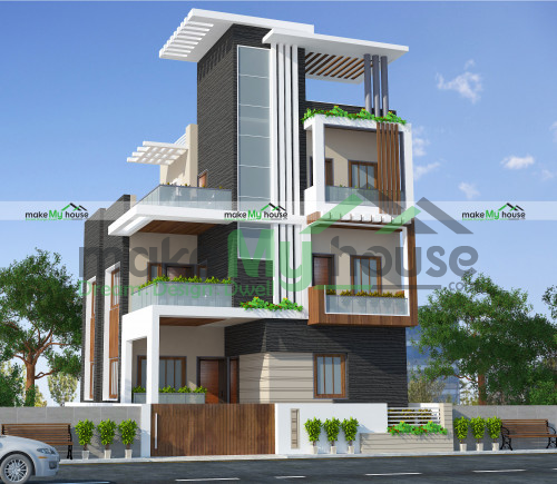 Triplex 3D Elevation