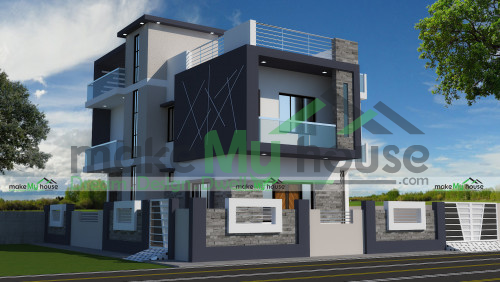 Duplex 3d Elevation Design