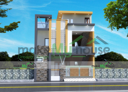 Duplex 3D Elevation Design