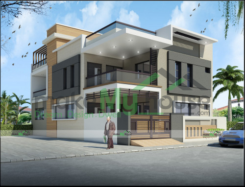 Duplex 3d Elevation Design