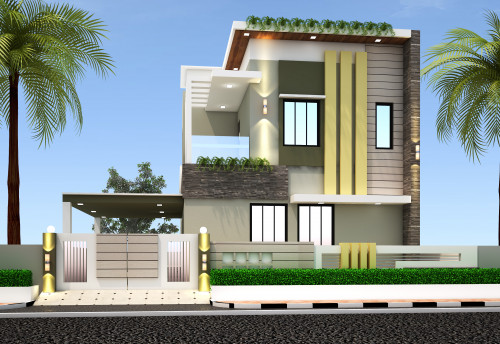 1375Sqft 3D House Design
