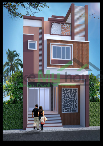 18×50 House Design Ground Floor Floor Roma