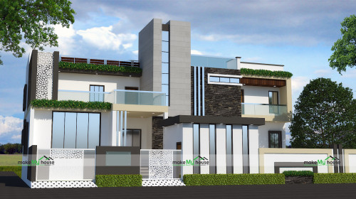 50ft x 80ft 3D House Design