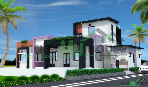 Duplex 3d elevation design 