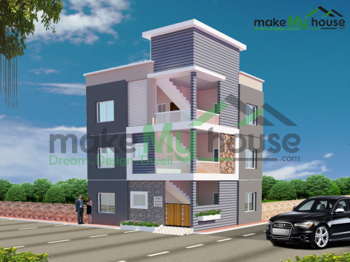 Triplex 3d Elevation