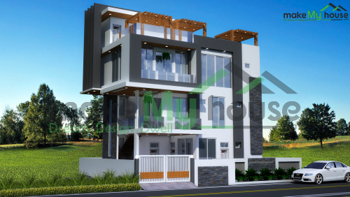 G+3 Elevation Design 