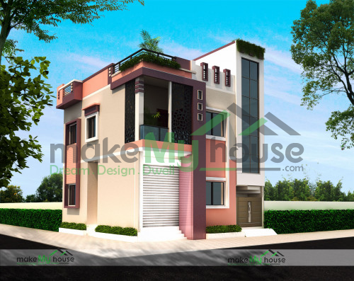 Duplex 3D Elevation 