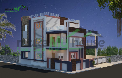 Triplex 3d Elevation