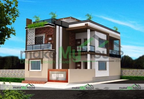 Duplex 3D Elevation