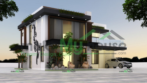 Duplex 3D Side Elevation