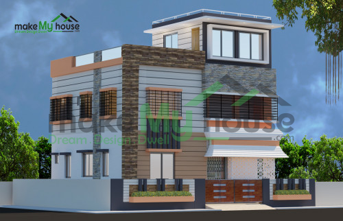 Duplex 3D Elevation