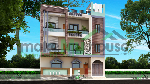 Triplex 3D Elevation