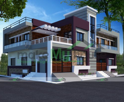 Duplex 3D Elevation