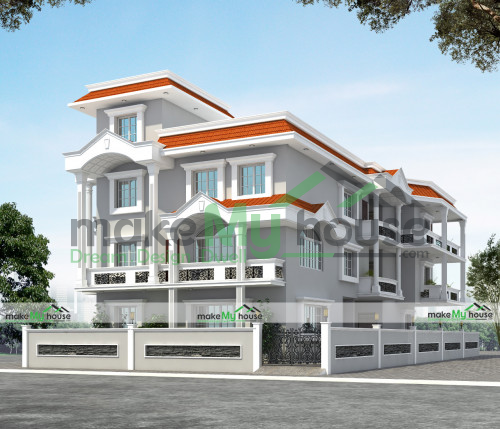 Bungalow 3D Elevation