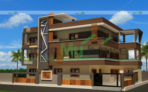 Triplex 3D Elevation