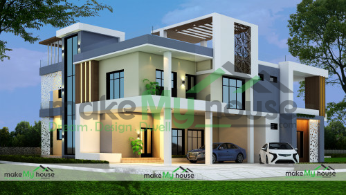 Duplex 3D Elevation