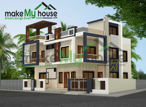 House Design New Model Architecture Design Naksha Images 3d Floor Plan Images Make My House Completed Project
