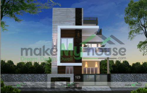 Triplex 3D Elevation