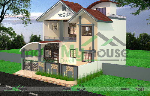 Duplex 3D Elevation