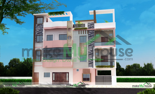 Triplex 3D Elevation