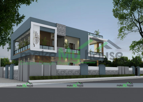 Duplex 3D Elevation