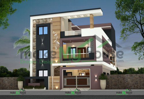 Triplex 3D Elevation