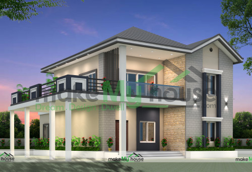 Duplex 3D Elevation