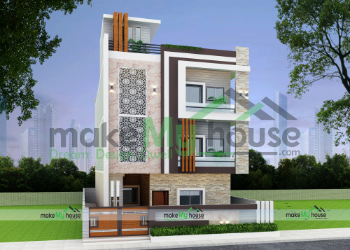 Triplex 3D Elevation