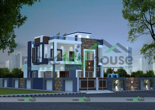 Duplex 3D Elevation