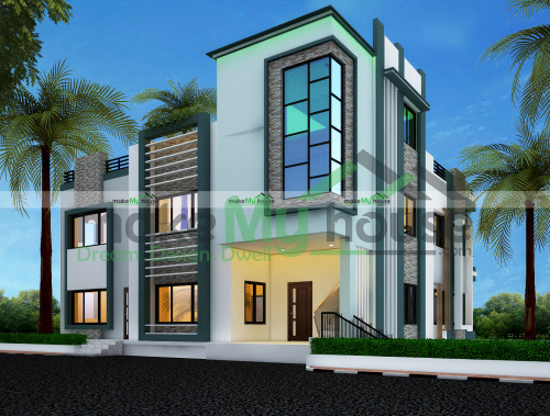 Triplex 3d Elevation 